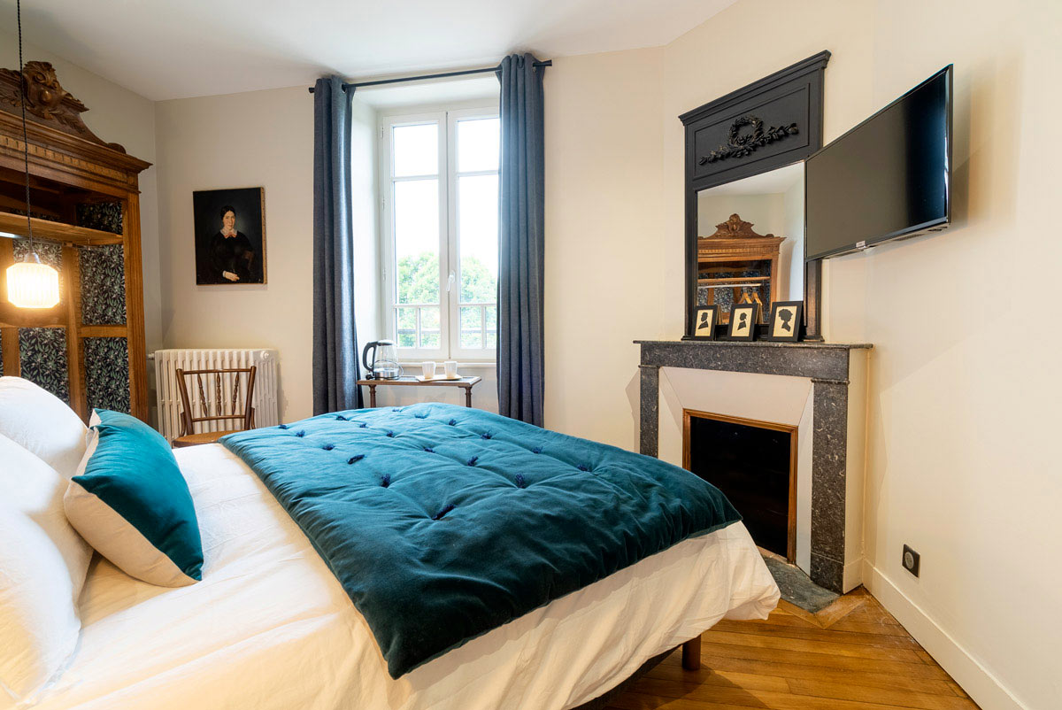 Salle de bain chambre Auzette chambre d'hôte Limoges Limousin